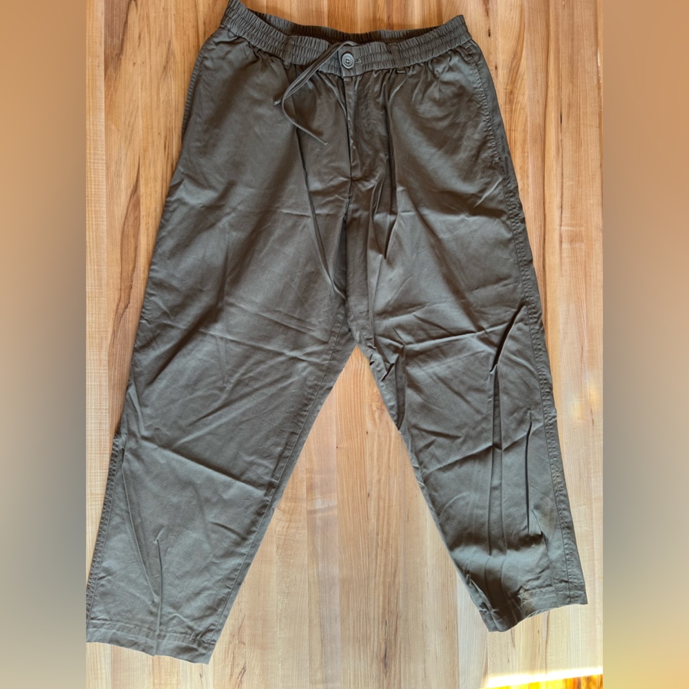 COS cropped drawstring trousers